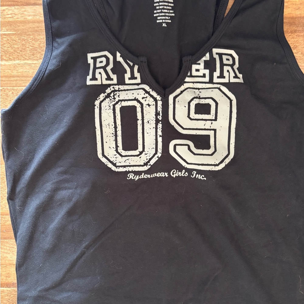 Ryderwear Black Graphic Tank